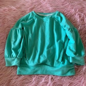 Teal Long sweatshirt